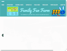 Tablet Screenshot of familyfunfarm.com